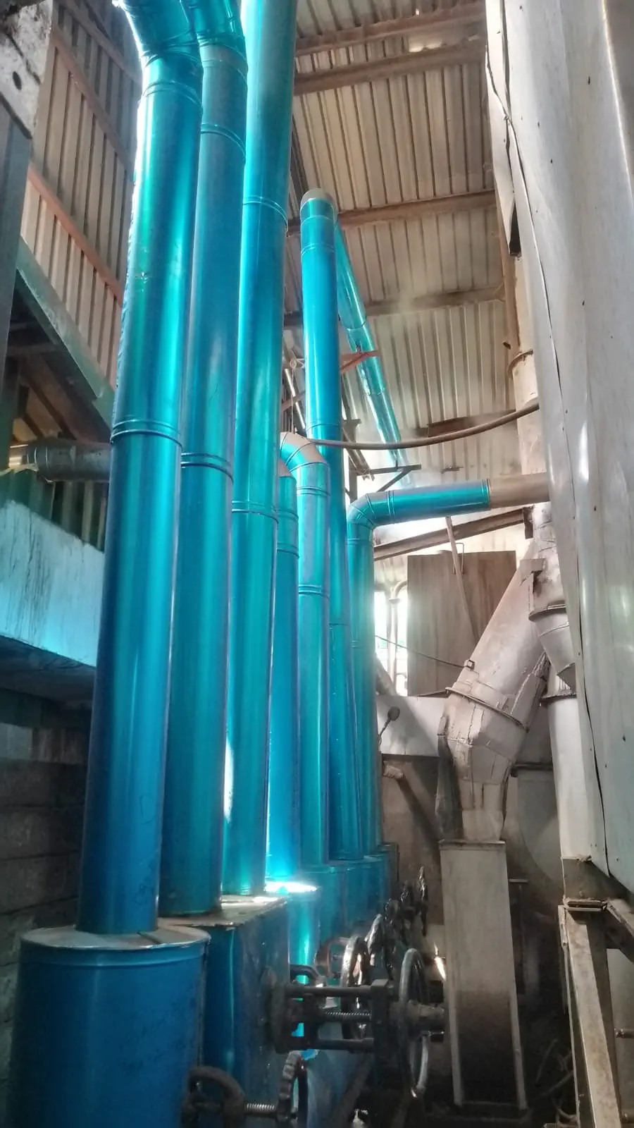 Boiler retubing project at a manufacturing facility