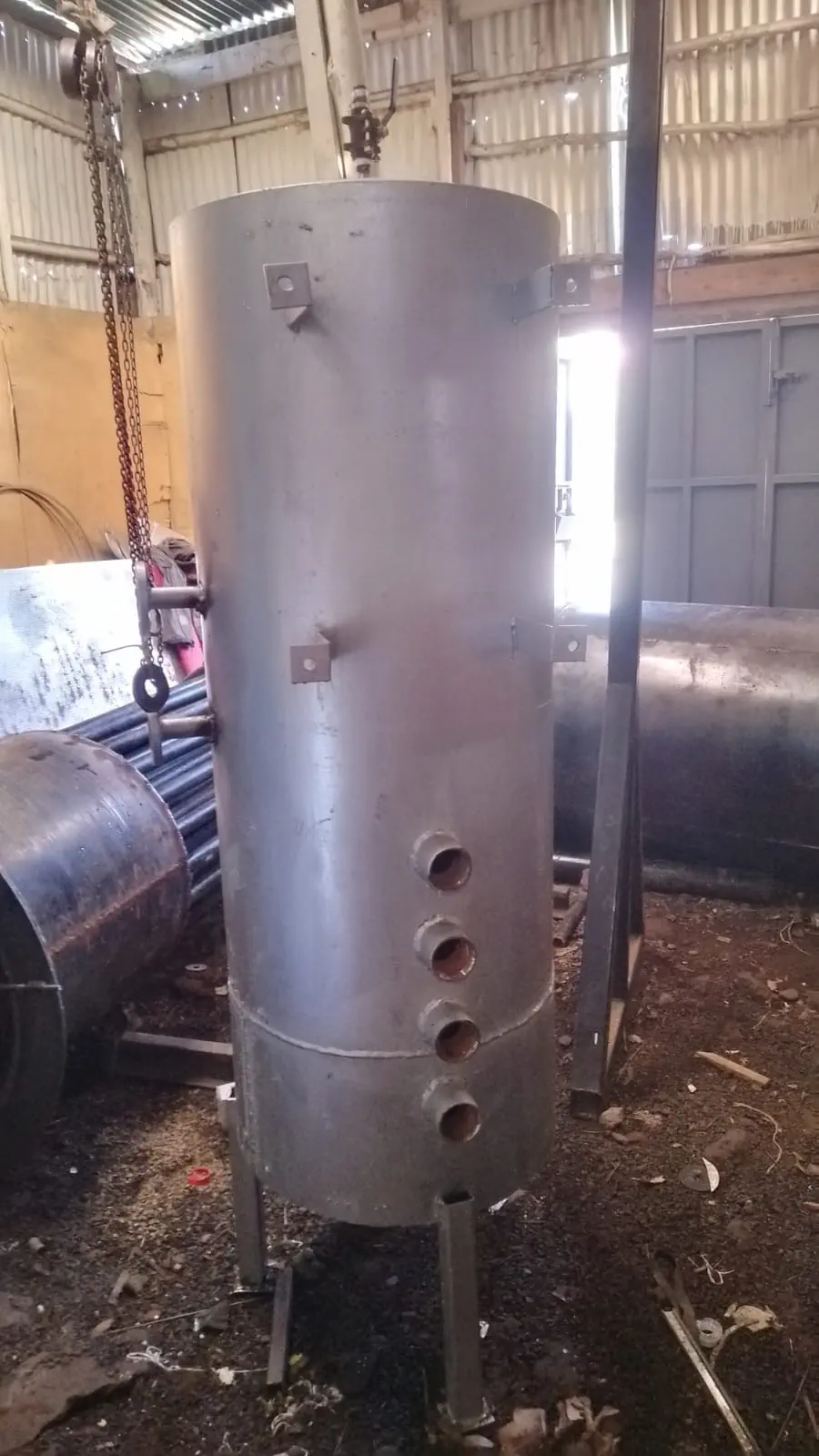 Steam distribution network installation project