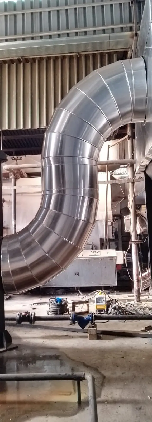 Industrial boiler servicing and maintenance work