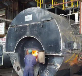 Industrial chimney and duct installation project